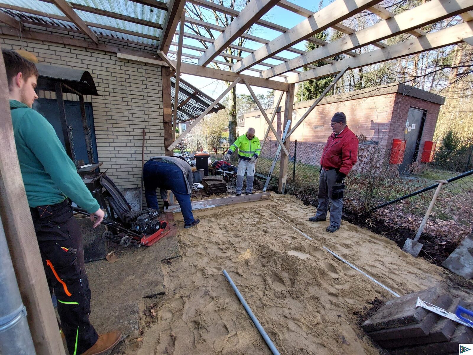 Arbeitseinsatz am Segler-Treff
