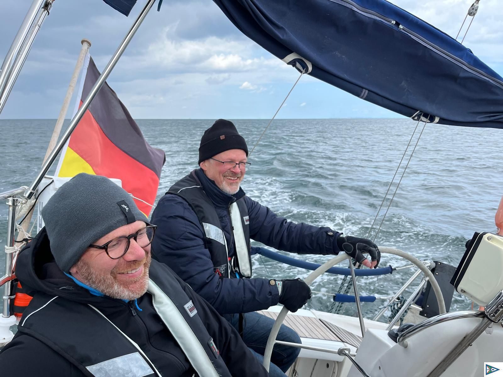 Auf dem Weg zum Crewwechsel in Kerteminde