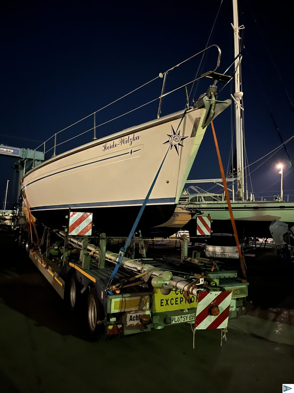 Die HEIDE-WITZKA ist im Mittelmeer