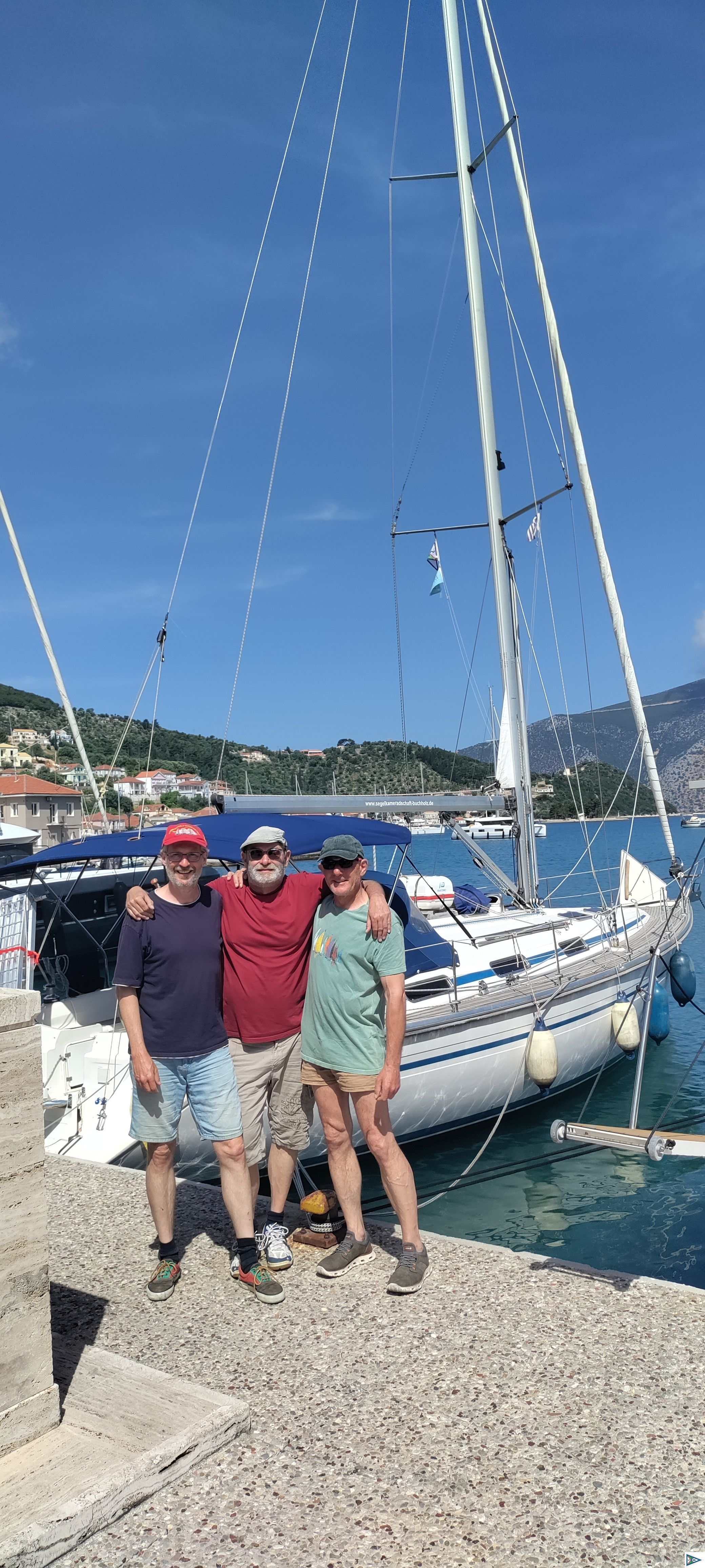 Erste Meldung der ersten Griechenland-Crew