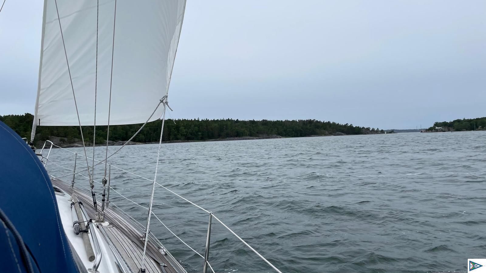 Halbwindkurs auf Nyköping