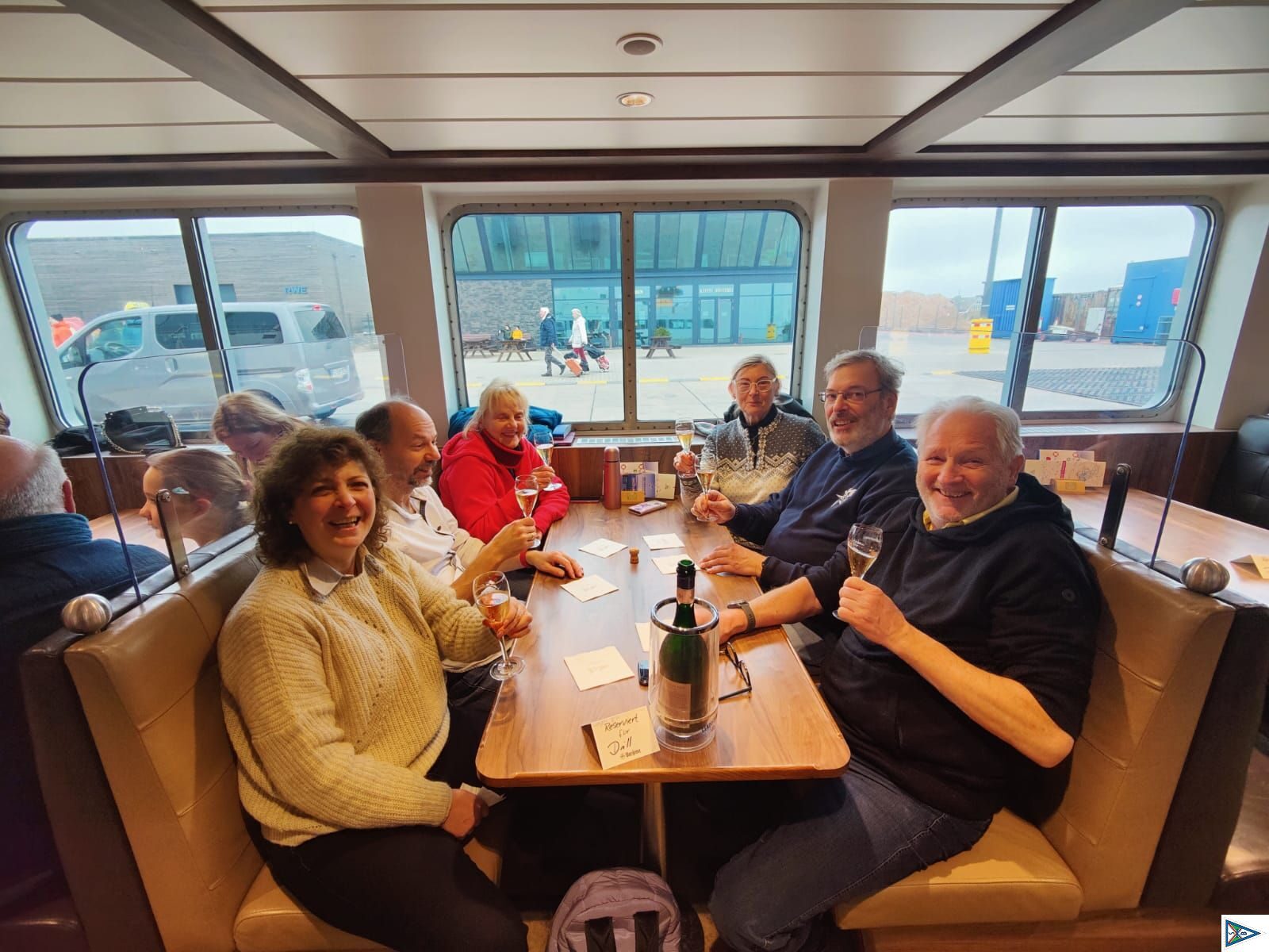 Helau auf der Rückreise von Helgoland