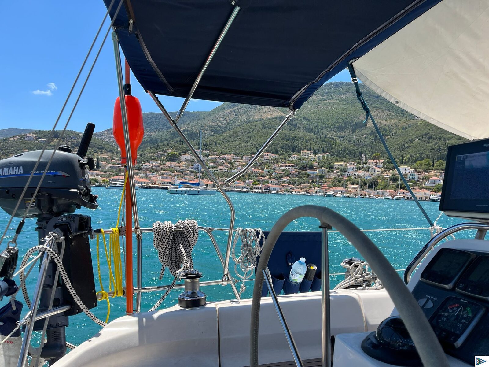 Ithaka - Ankerversuch im Seegras