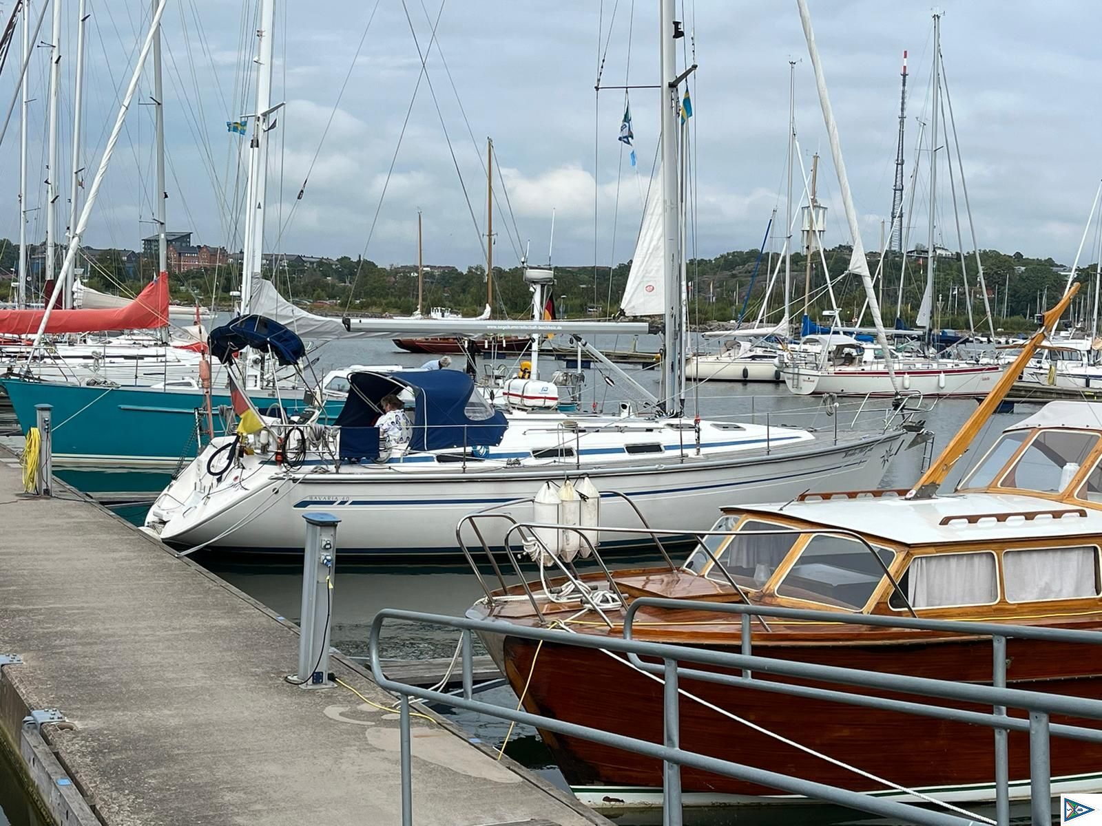 Schon wieder ein Crewwechsel, der Bootswart geht von Bord
