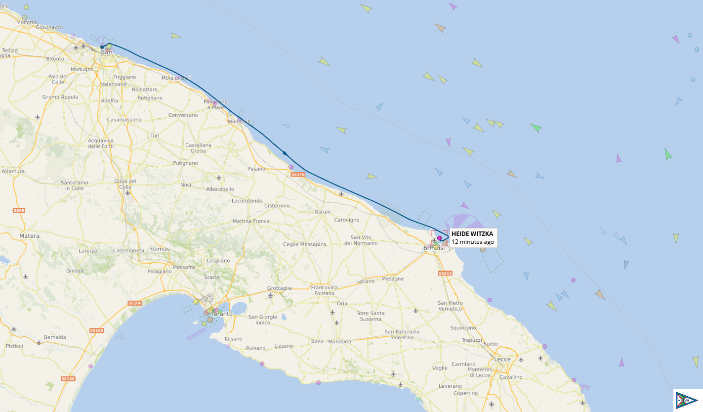 Von Bari nach Brindisi
