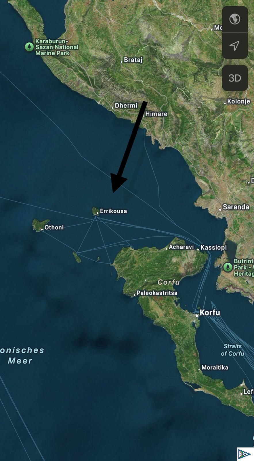Von Brindisi nach Ortrando