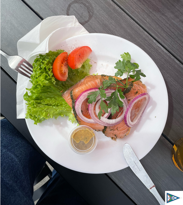 Wenn es zu wenig Wind hat, muss man zumindest gut essen...